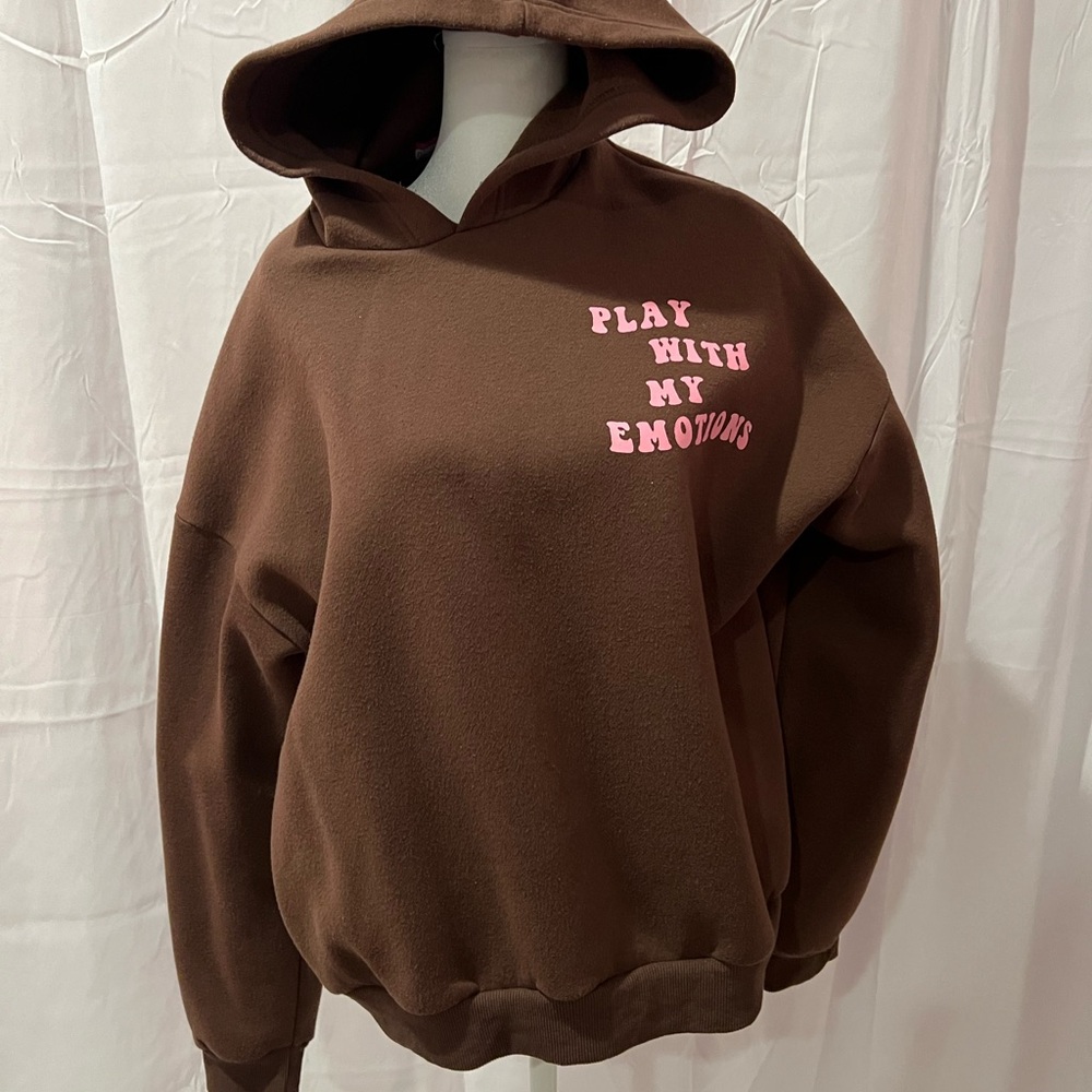 Brown hoodie